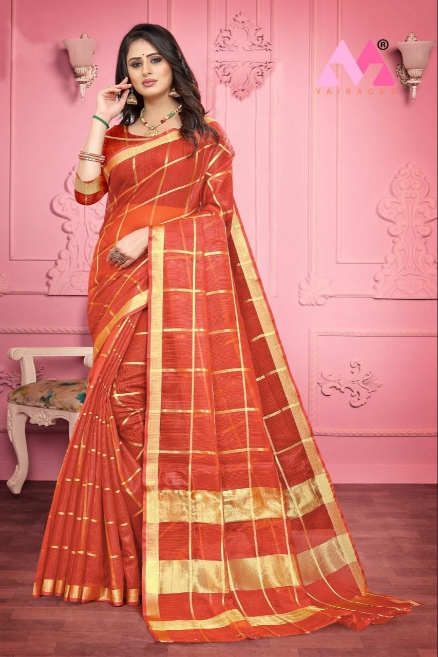 Woven Banarasi Jacquard, Art Silk Saree