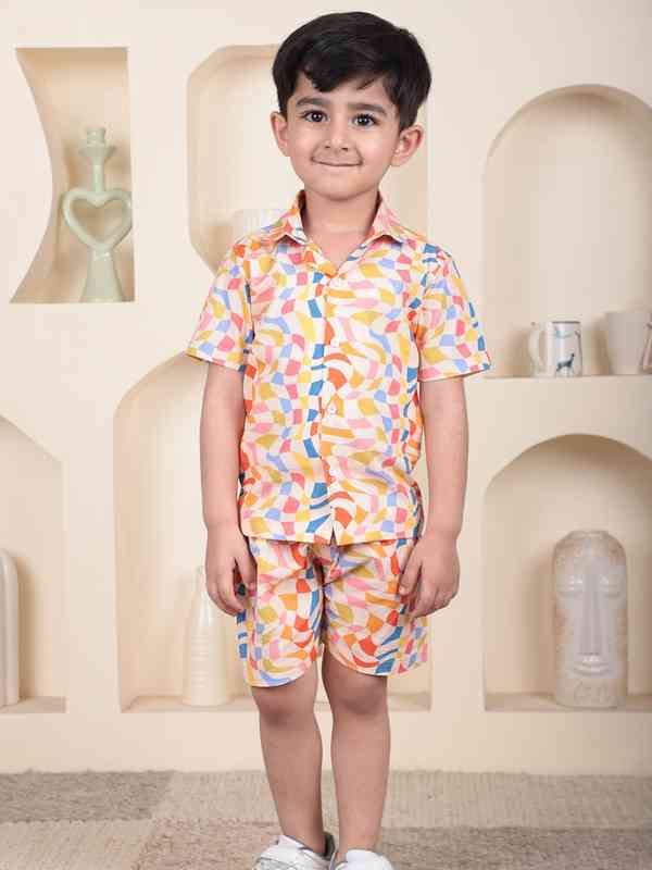 Boys Casual Shirt Shorts