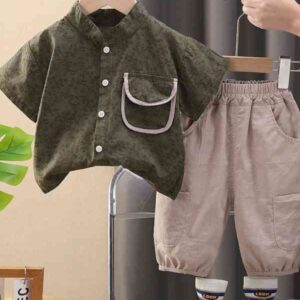 Baby Boys Casual Shirt Shorts