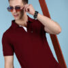 Men Printed Round Neck Cotton Blend Beige T-Shirt