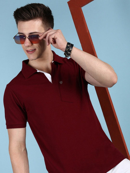 Men Printed Round Neck Cotton Blend Beige T-Shirt